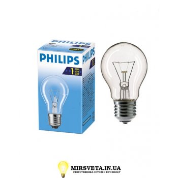 Лампа накаливания ЛОН 220В 25Вт Е27 Stan 25W E27 230V A55 Philips
