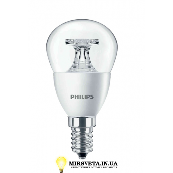 Лампа светодиодная LED 5.5-40W E14 2700K 230V P45 CL ND AP шар Philips