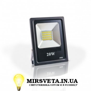 Прожектор светодиодный 20Вт EVRO LIGHT ES-20-01 6400K 1100Lm SMD